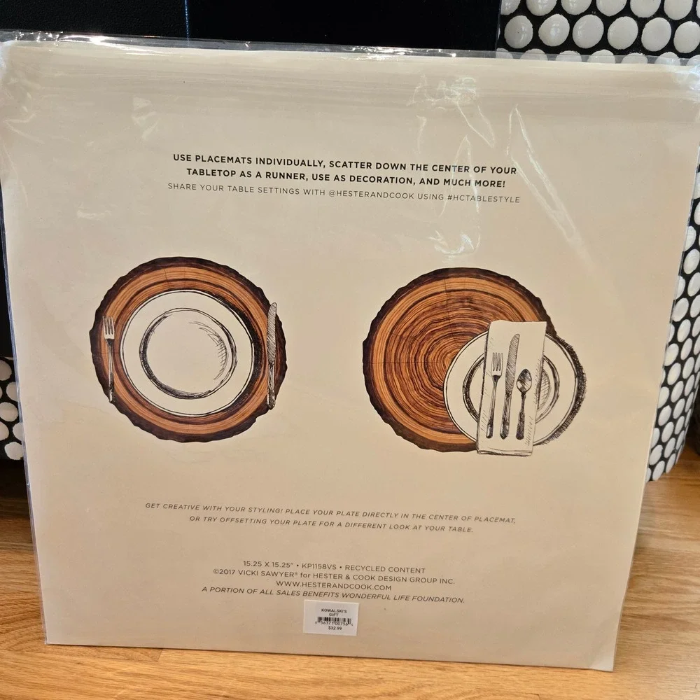 Hester & Cook Placemats Unisex 15.25